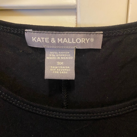 Kate and Mallory black blouse - Picture 2 of 3